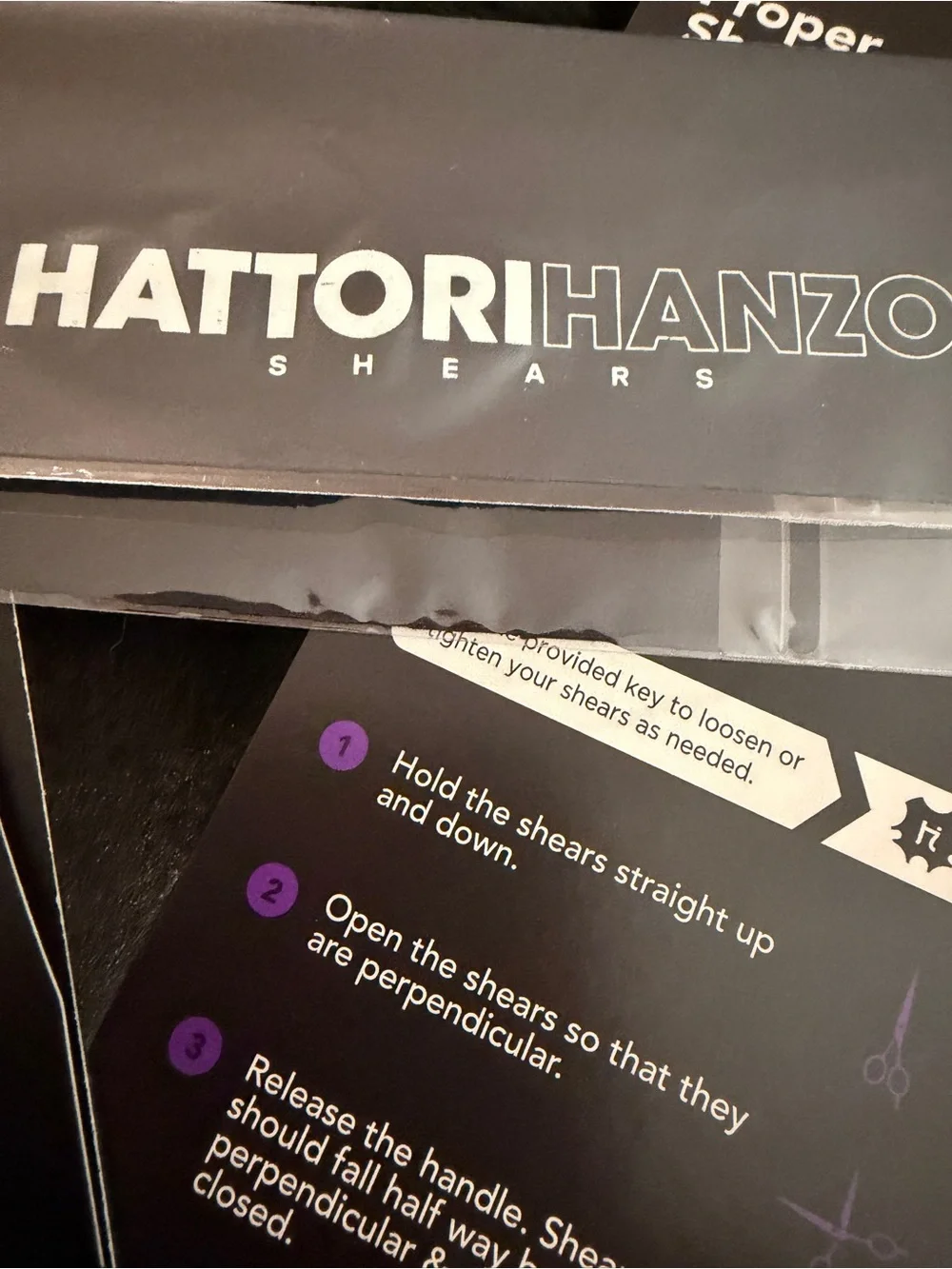 Hattori Hanzo professional..Thinning Shears - 6 inch NWT